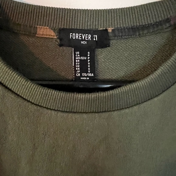 Dark green crewneck sweatshirt. - Picture 3 of 7